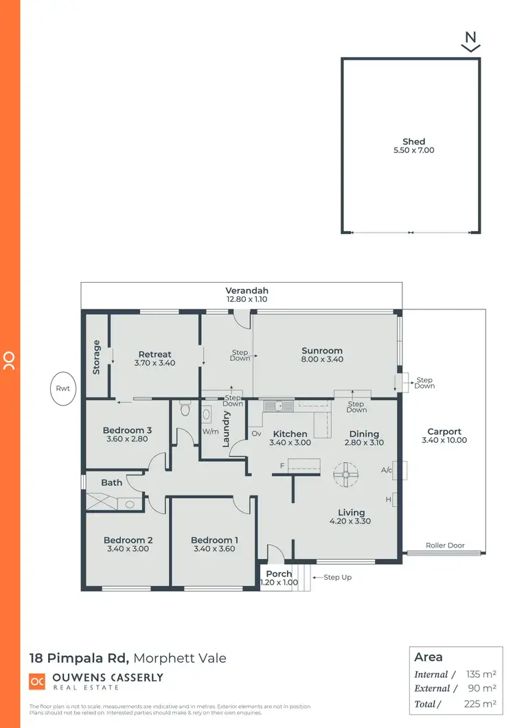 Floorplan of Homely house listing, 18 Pimpala Road, Morphett Vale SA 5162