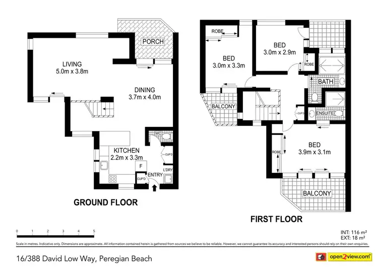 Floorplan of Homely unit listing, 16/388 David Low Way, Peregian Beach QLD 4573