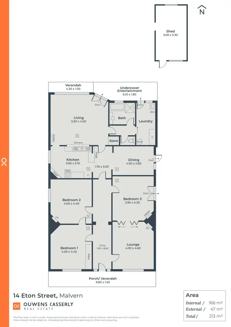 Floorplan of Homely house listing, 14 Eton Street, Malvern SA 5061