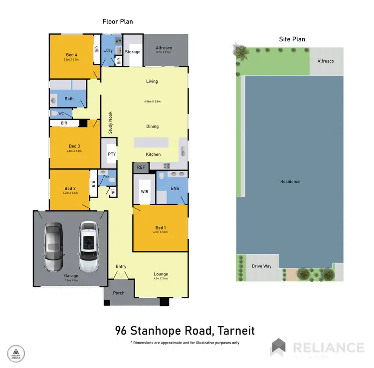 Floorplan of Homely house listing, 96 Stanhope Street, Tarneit VIC 3029