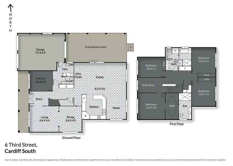 Floorplan of Homely house listing, 6 Third Street, Cardiff South NSW 2285