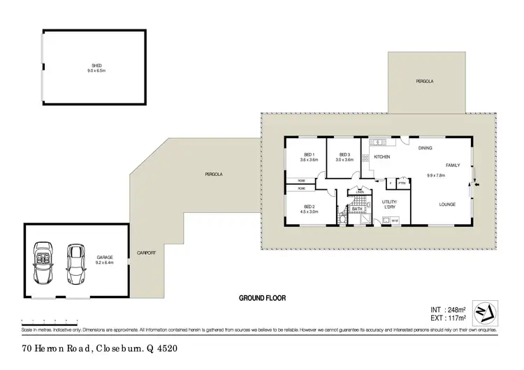 Floorplan of Homely house listing, 70 Herron Road, Closeburn QLD 4520