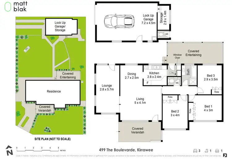 Floorplan of Homely house listing, 499 The Boulevarde, Kirrawee NSW 2232