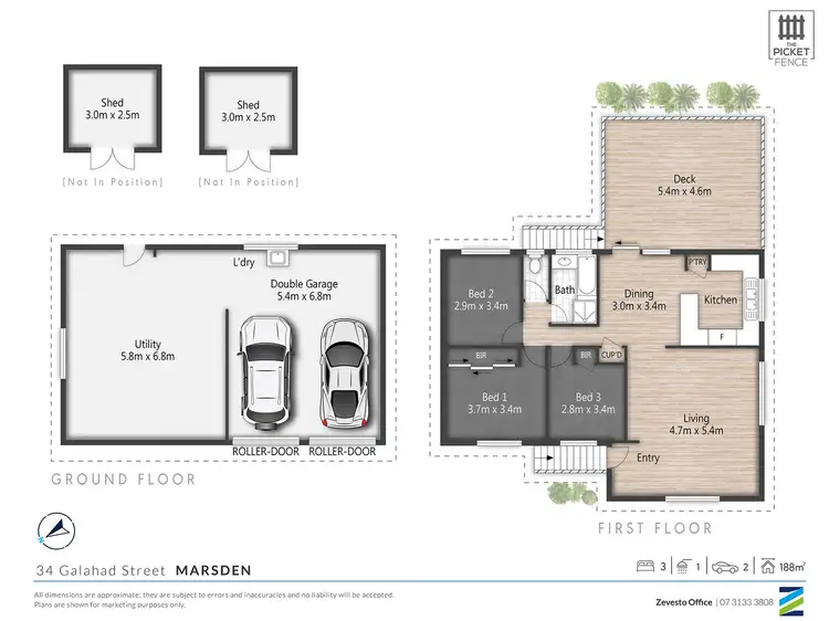 Floorplan of Homely house listing, 34 Galahad Street, Marsden QLD 4132