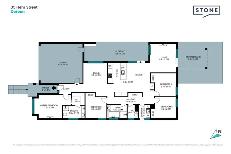 Floorplan of Homely house listing, 35 Hehr Street, Doreen VIC 3754