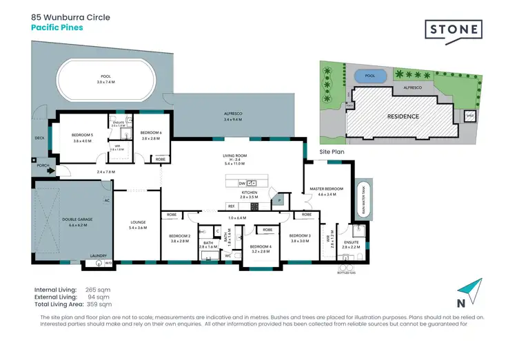 Floorplan of Homely house listing, 85 Wunburra Circle, Pacific Pines QLD 4211