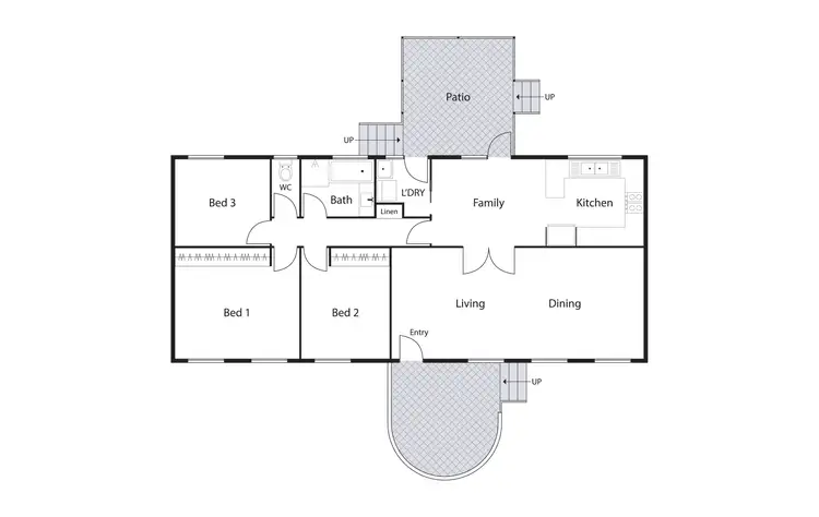 Floorplan of Homely house listing, 75 O'Halloran Circuit, Kambah ACT 2902