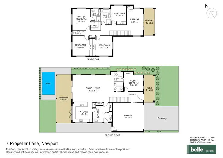 Floorplan of Homely house listing, 7 Propeller Lane, Newport QLD 4020