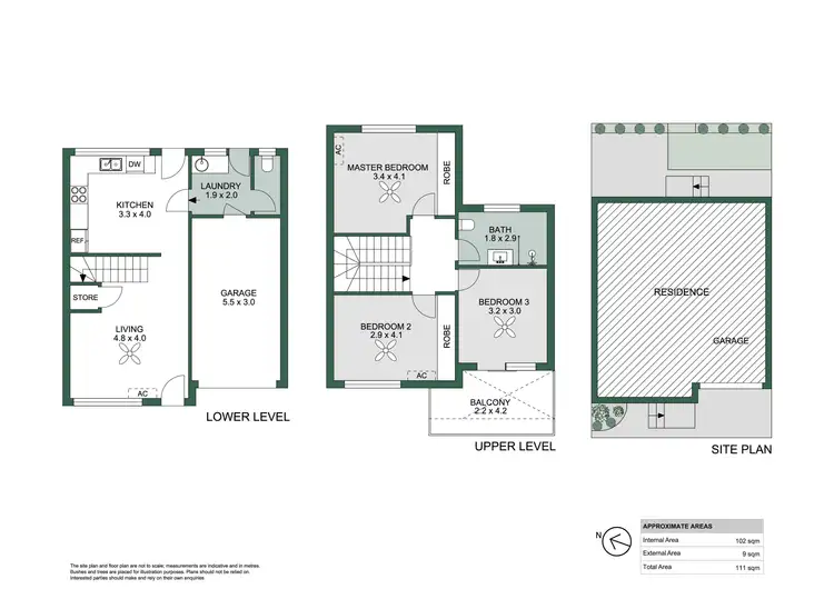 Floorplan of Homely townhouse listing, 2/41 Selwyn Street, Merewether NSW 2291