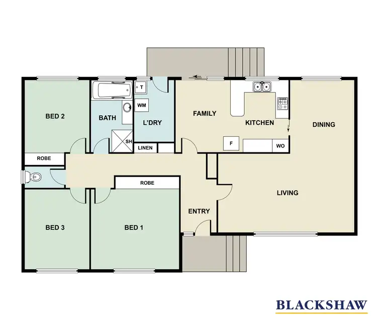 Floorplan of Homely house listing, 10 Victory Place, Flynn ACT 2615