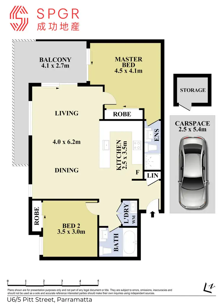 Floorplan of Homely unit listing, 6/5 Pitt Street, Parramatta NSW 2150