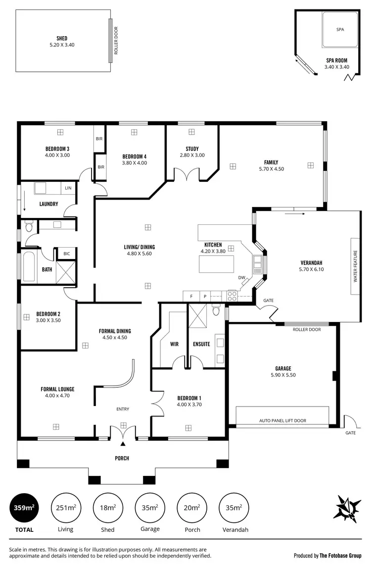 Floorplan of Homely house listing, 13 Hillside Court, Walkley Heights SA 5098