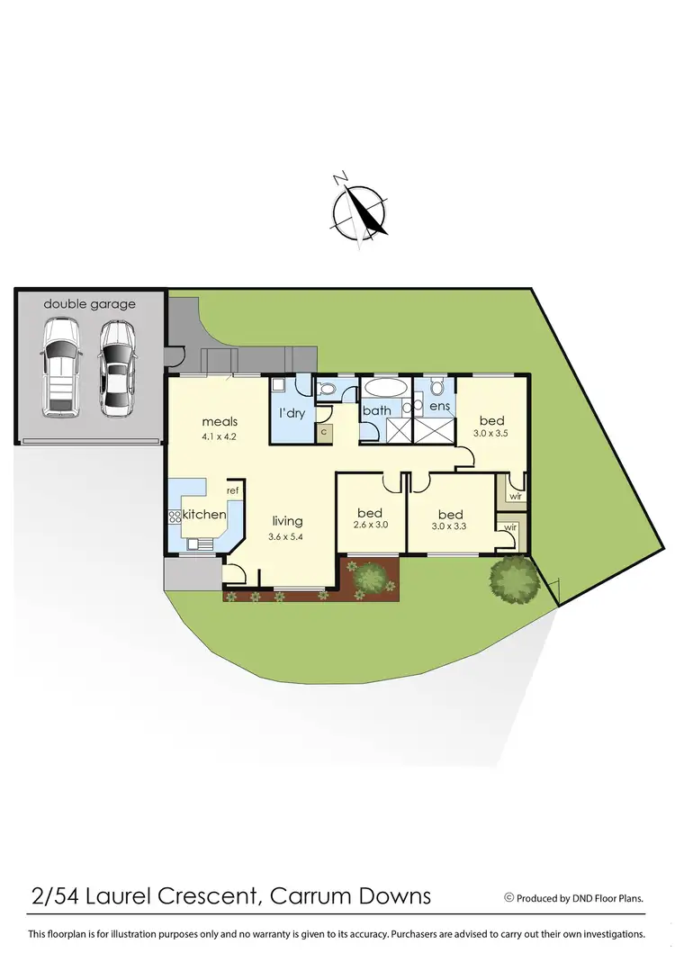Floorplan of Homely unit listing, 2/54 Laurel Crescent, Carrum Downs VIC 3201