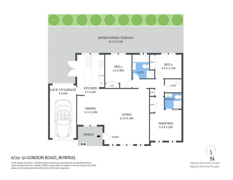 Floorplan of Homely apartment listing, 6/29-31 Gordon Road, Bowral NSW 2576