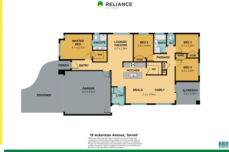 Floorplan of Homely house listing, 18 Ackerman Avenue, Tarneit VIC 3029