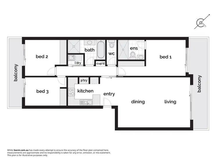 Floorplan of Homely unit listing, 12/31 Thynne Street, Bruce ACT 2617