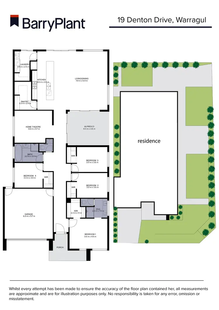 Floorplan of Homely house listing, 19 Denton Drive, Warragul VIC 3820