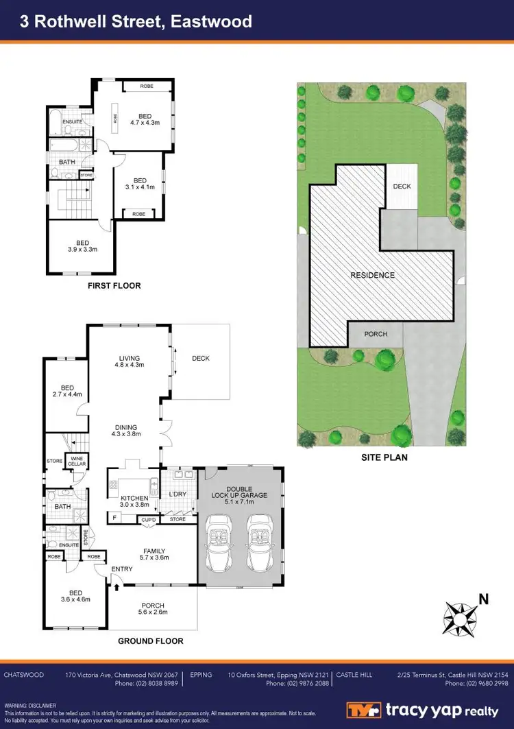 Floorplan of Homely house listing, 3 Rothwell Street, Eastwood NSW 2122
