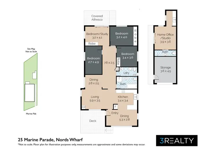 Floorplan of Homely house listing, 25 Marine Parade, Nords Wharf NSW 2281