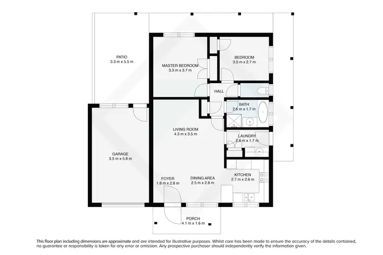 Floorplan of Homely unit listing, 4/1 Kingfisher Drive, Wodonga VIC 3690