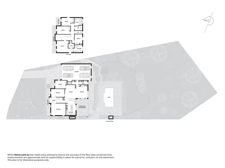 Floorplan of Homely house listing, 4 Pelham Place, Chapman ACT 2611
