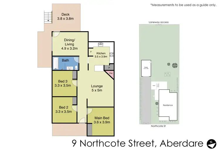 Floorplan of Homely house listing, 9 Northcote Street, Aberdare NSW 2325