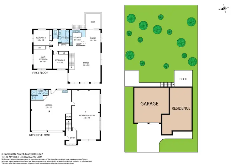 Floorplan of Homely house listing, 6 Romanette Street, Mansfield QLD 4122