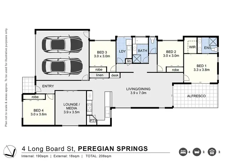 Floorplan of Homely house listing, 4 Long Board Street, Peregian Beach QLD 4573