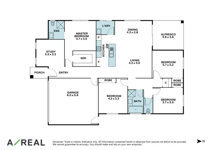 Floorplan of Homely house listing, 3 Wenachee Street, Tarneit VIC 3029