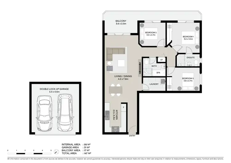 Floorplan of Homely apartment listing, 3/2 Railway Street, Baulkham Hills NSW 2153