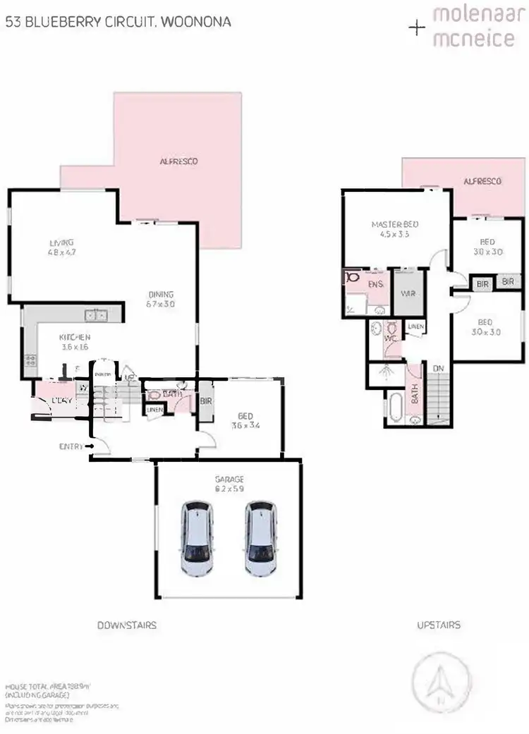 Floorplan of Homely house listing, 53 Blueberry Circuit, Woonona NSW 2517