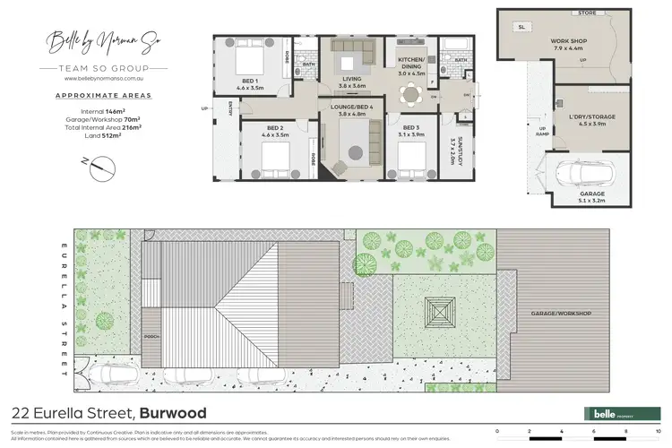 Floorplan of Homely house listing, 22 Eurella Street, Burwood NSW 2134