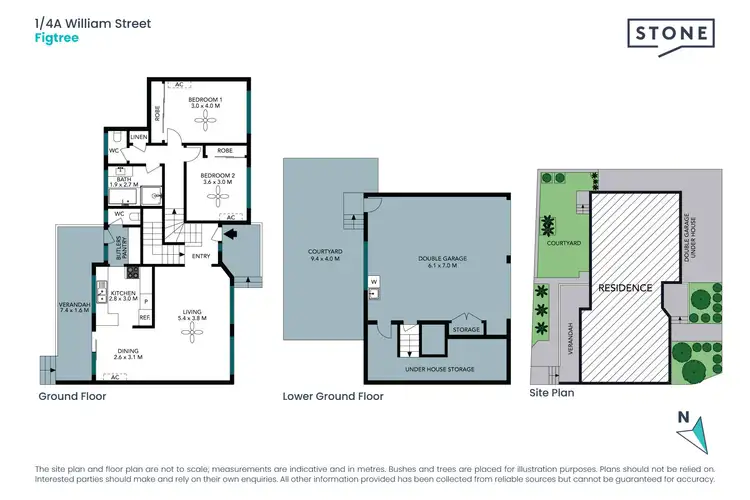 Floorplan of Homely villa listing, 1/4A William Street, Figtree NSW 2525
