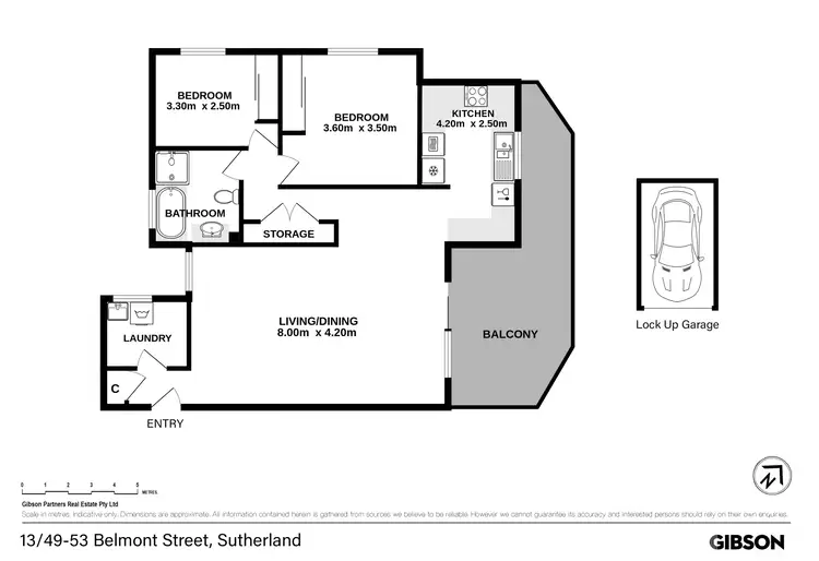 Floorplan of Homely unit listing, 13/49-53 Belmont Street, Sutherland NSW 2232