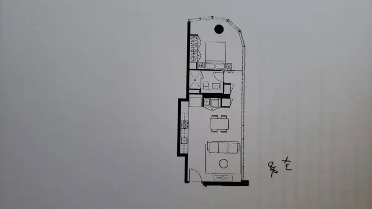 Floorplan of Homely apartment listing, 1709/1 Marshall Avenue, St Leonards NSW 2065