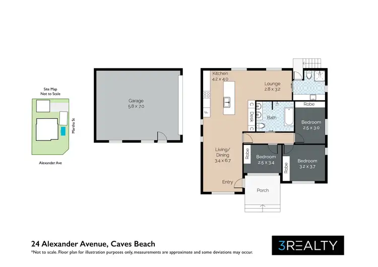 Floorplan of Homely house listing, 24 Alexander Avenue, Caves Beach NSW 2281