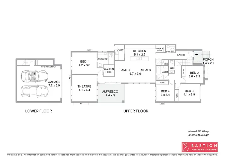 Floorplan of Homely semi-detached listing, 1/2 Morrell Place, Rivett ACT 2611