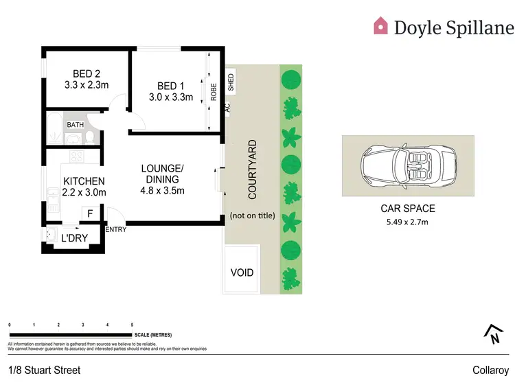 Floorplan of Homely apartment listing, 1/8 Stuart Street, Collaroy NSW 2097