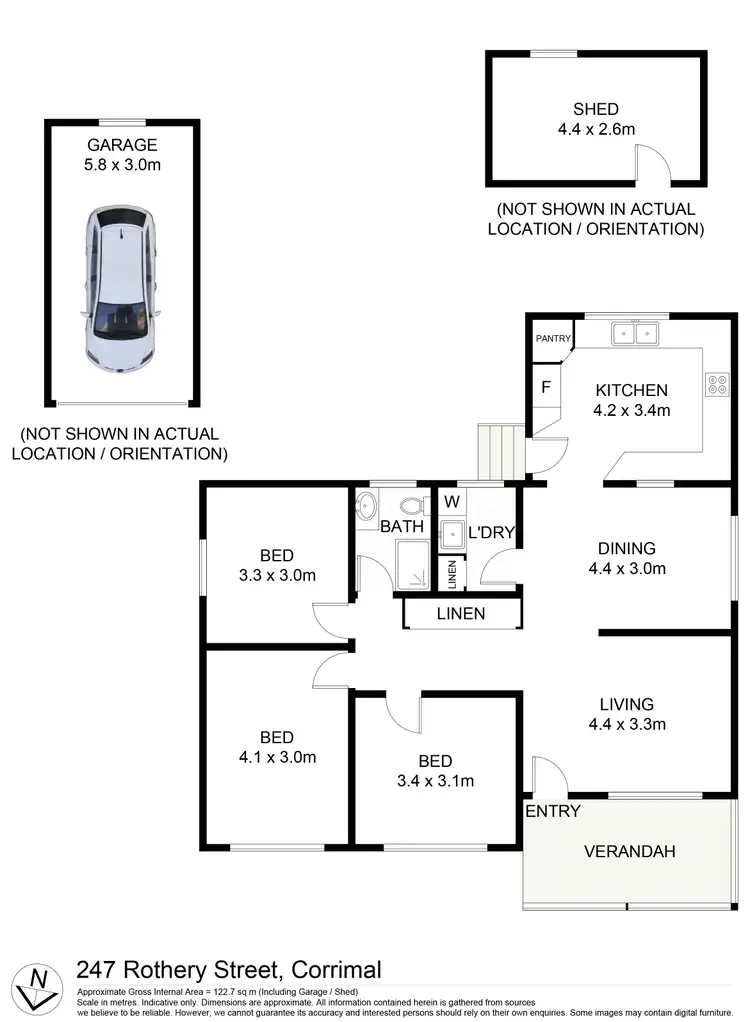 Floorplan of Homely house listing, 247 Rothery Street, Corrimal NSW 2518