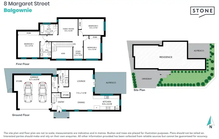 Floorplan of Homely semi-detached listing, 2/8 Margaret Street, Balgownie NSW 2519