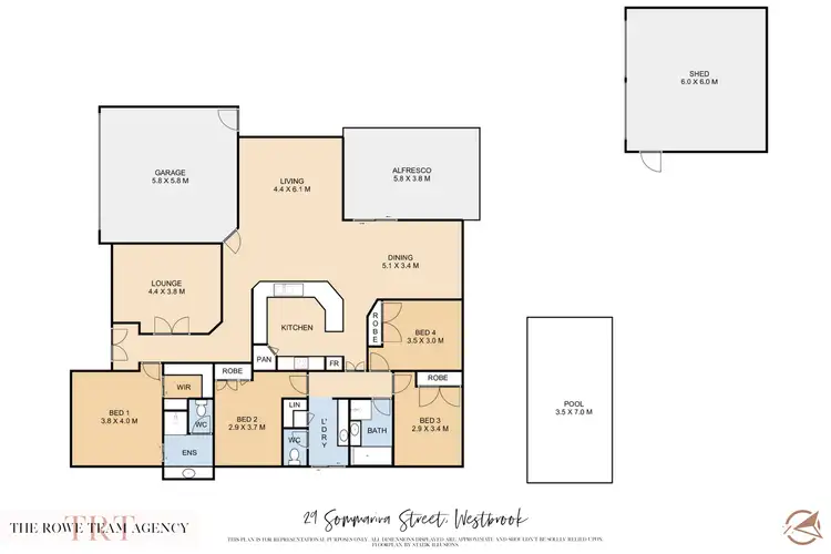 Floorplan of Homely house listing, 29 Sommariva Street, Westbrook QLD 4350