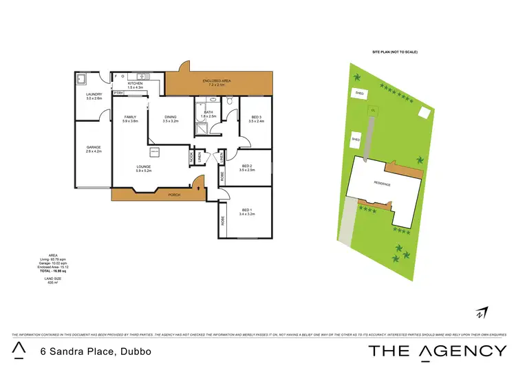 Floorplan of Homely house listing, 6 Sandra Place, Dubbo NSW 2830