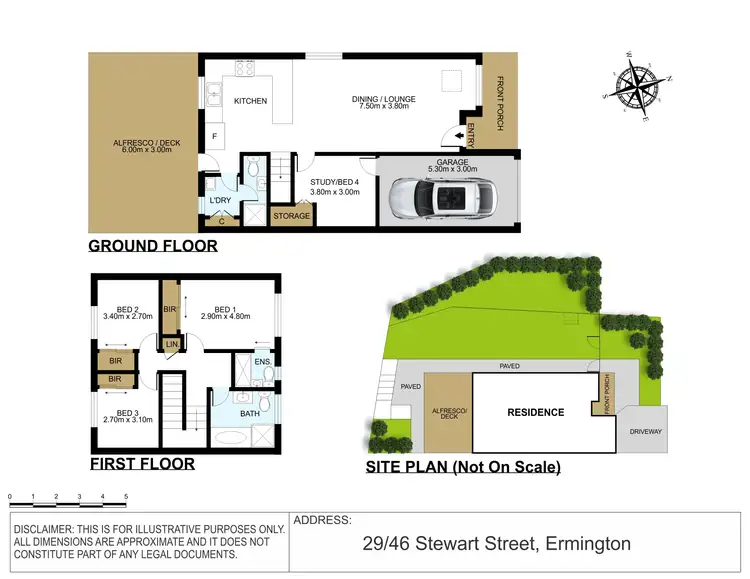 Floorplan of Homely townhouse listing, 29/46 Stewart Street, Ermington NSW 2115
