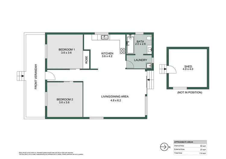Floorplan of Homely house listing, 4 Shalimah Street, Cessnock NSW 2325