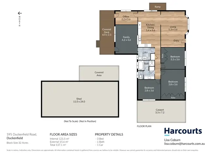 Floorplan of Homely rural property listing, 595 Duckenfield Road, Duckenfield NSW 2321