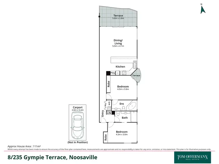 Floorplan of Homely apartment listing, 8/235 Gympie Terrace, Noosaville QLD 4566