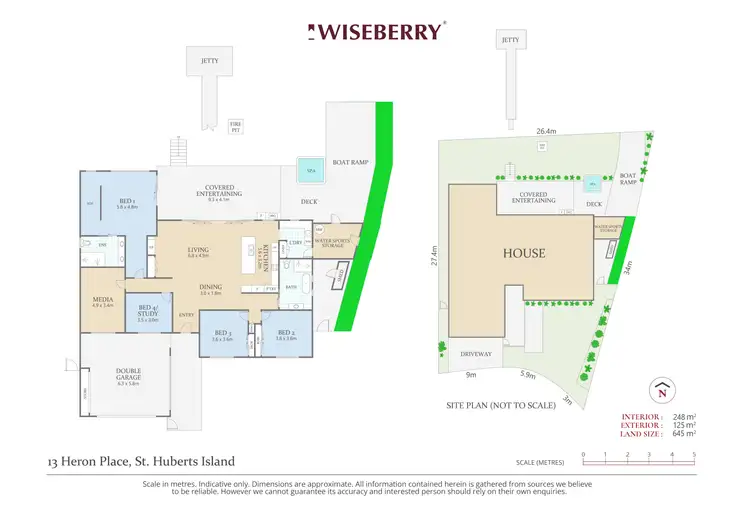 Floorplan of Homely house listing, 13 Heron Place, St Huberts Island NSW 2257