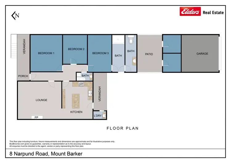 Floorplan of Homely house listing, 8 Narpund Road, Mount Barker WA 6324