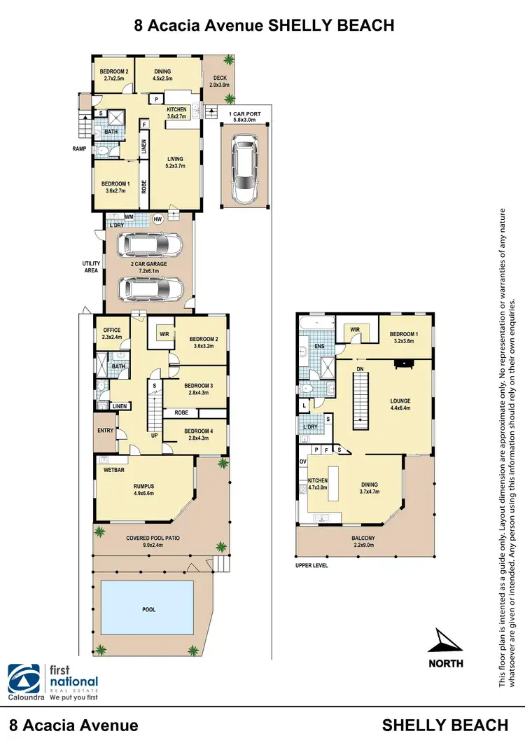 Floorplan of Homely house listing, 8 Acacia Avenue, Shelly Beach QLD 4551