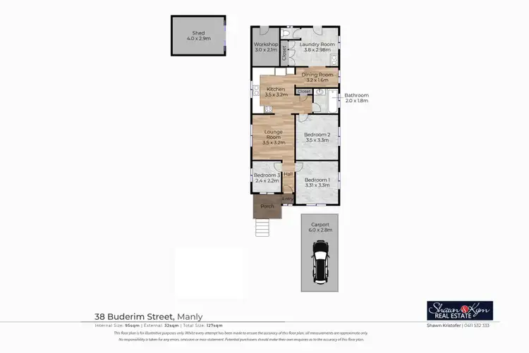 Floorplan of Homely house listing, 38 Buderim Street, Manly QLD 4179